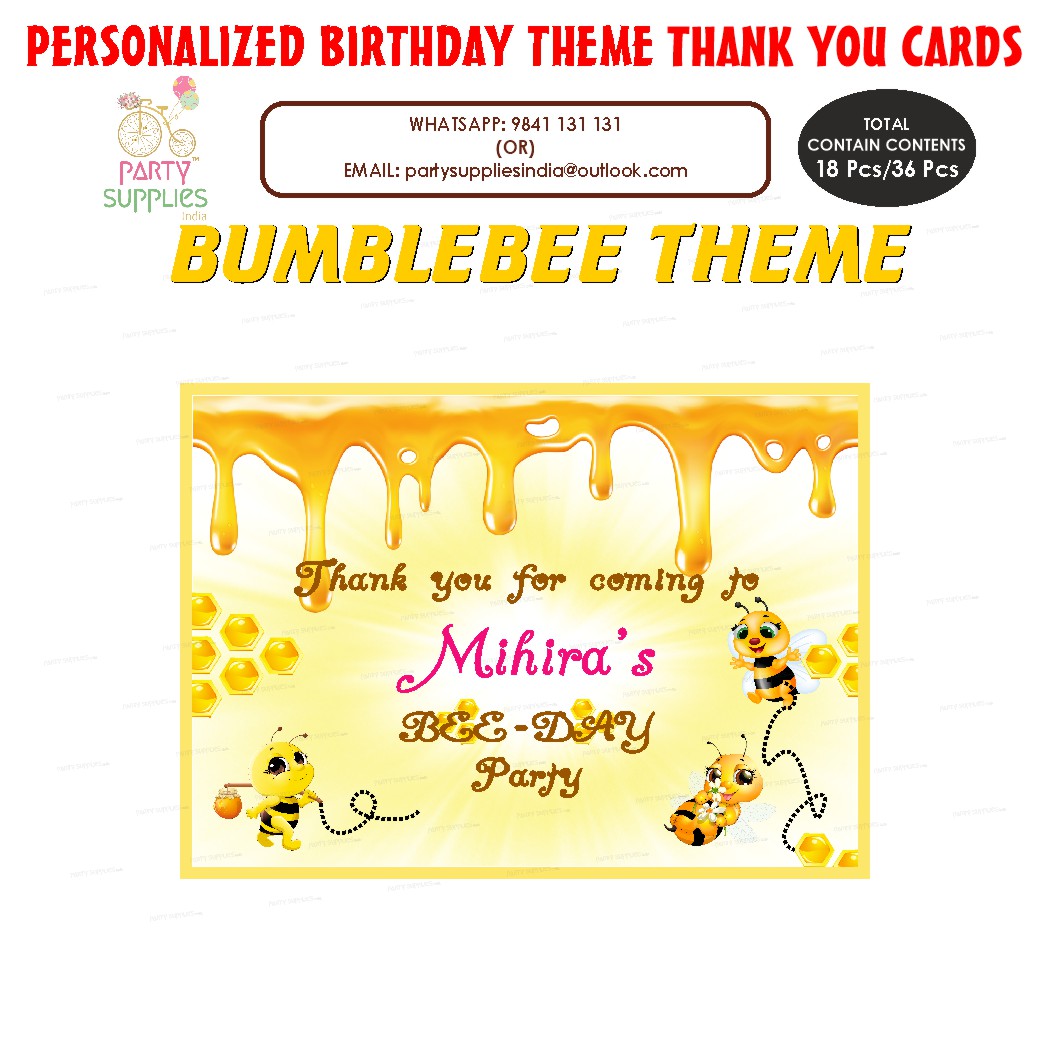 Bee Birthday Party Supplies