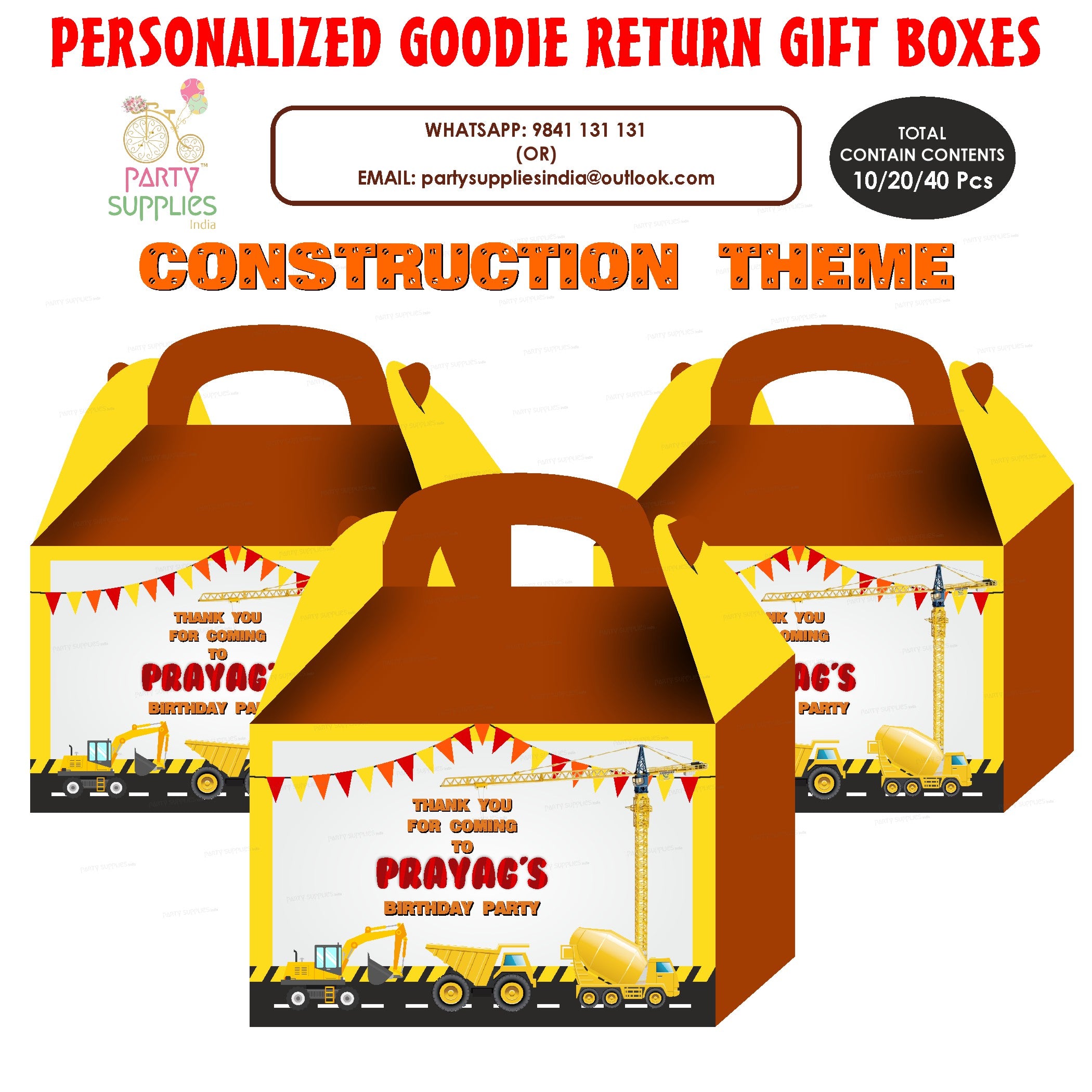 birthday return gifts at Rs 600/box