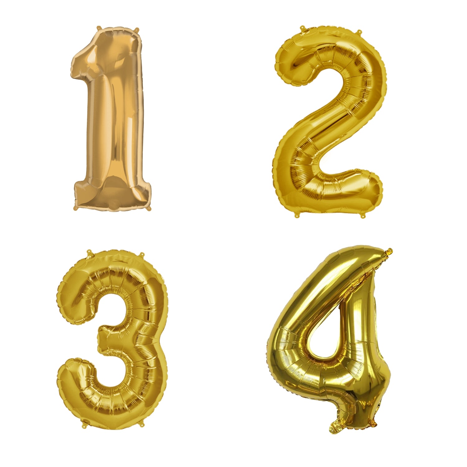 Number Gold Foil Balloons – Party Supplies India