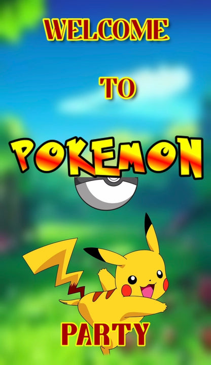 Pokémon Theme E-Video Invite