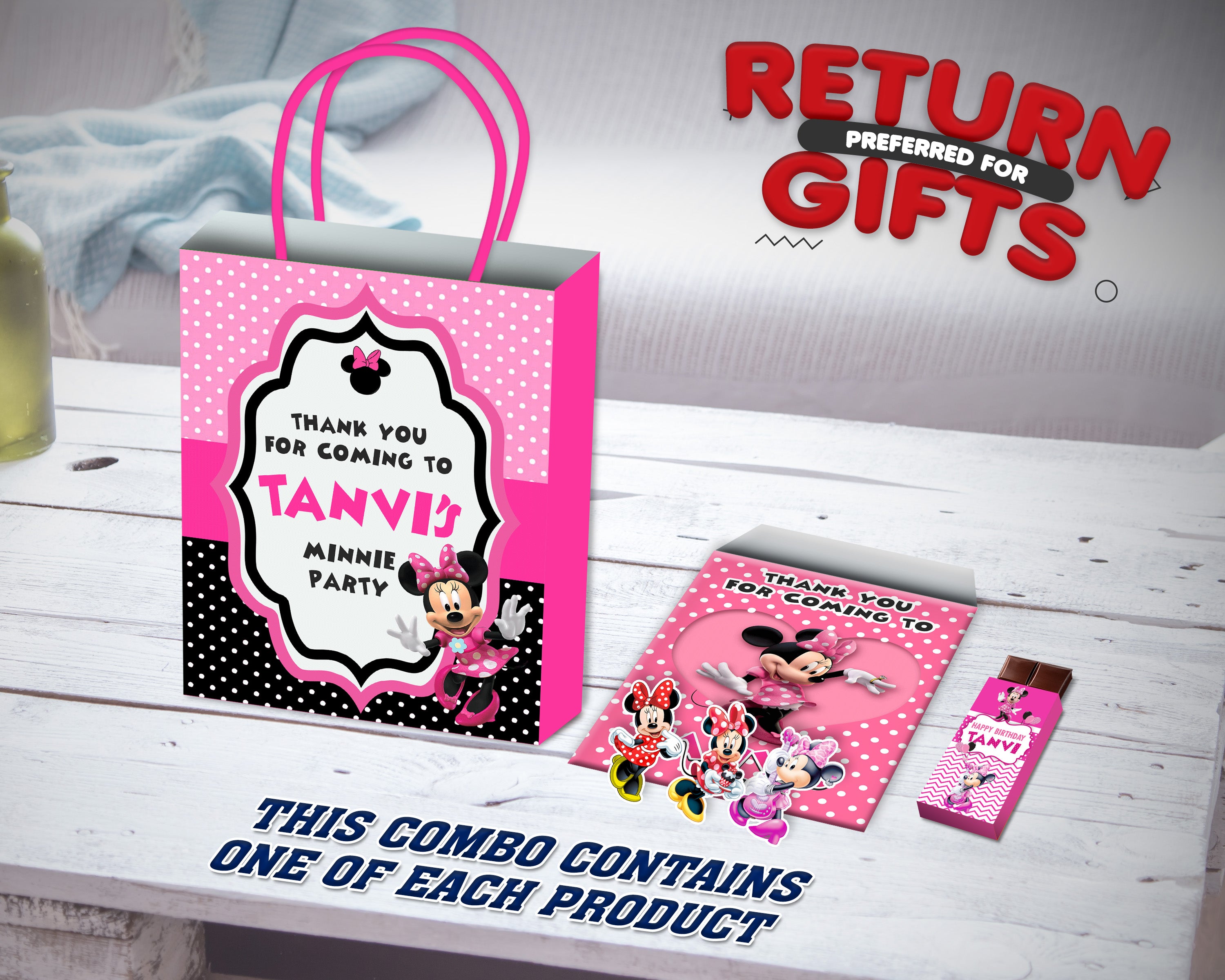 Minnie Mouse Theme Return Gift Combo