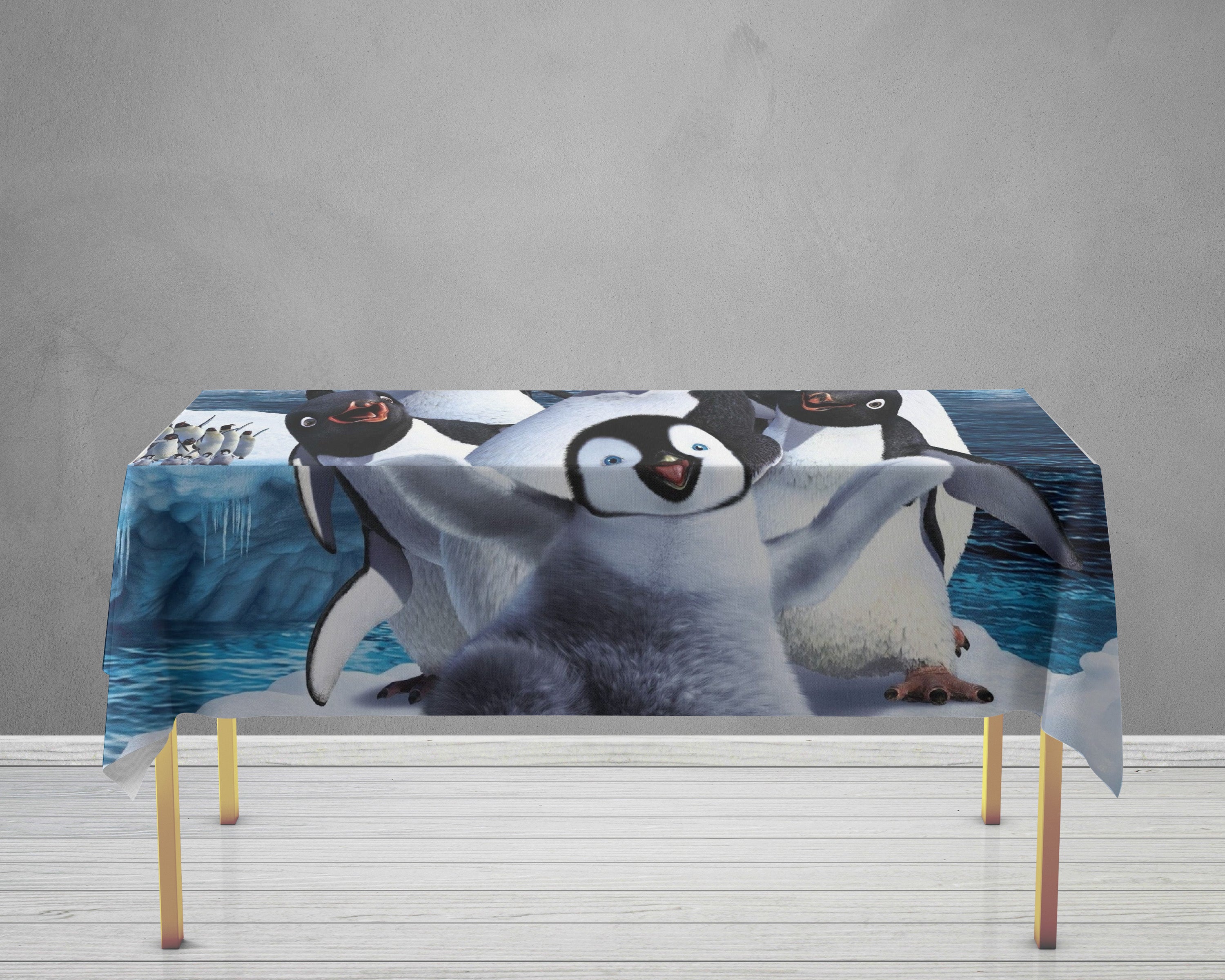 Penguin Theme Cake Tablecover