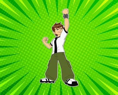 Ben 10 Theme Cutout BEN-03