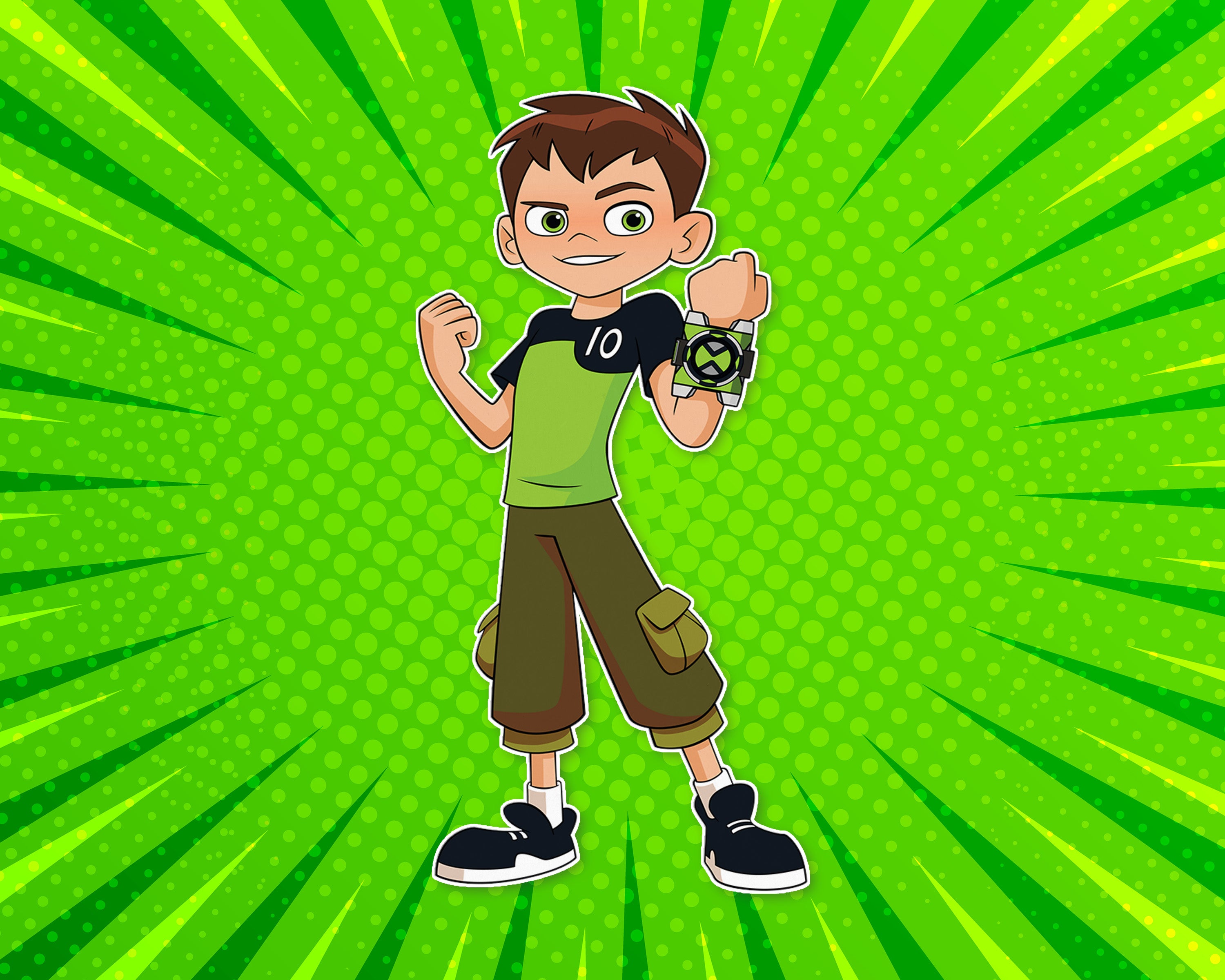 Ben 10 Theme Cutout BEN-01