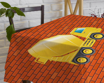 Construction Theme Cake Tablecover