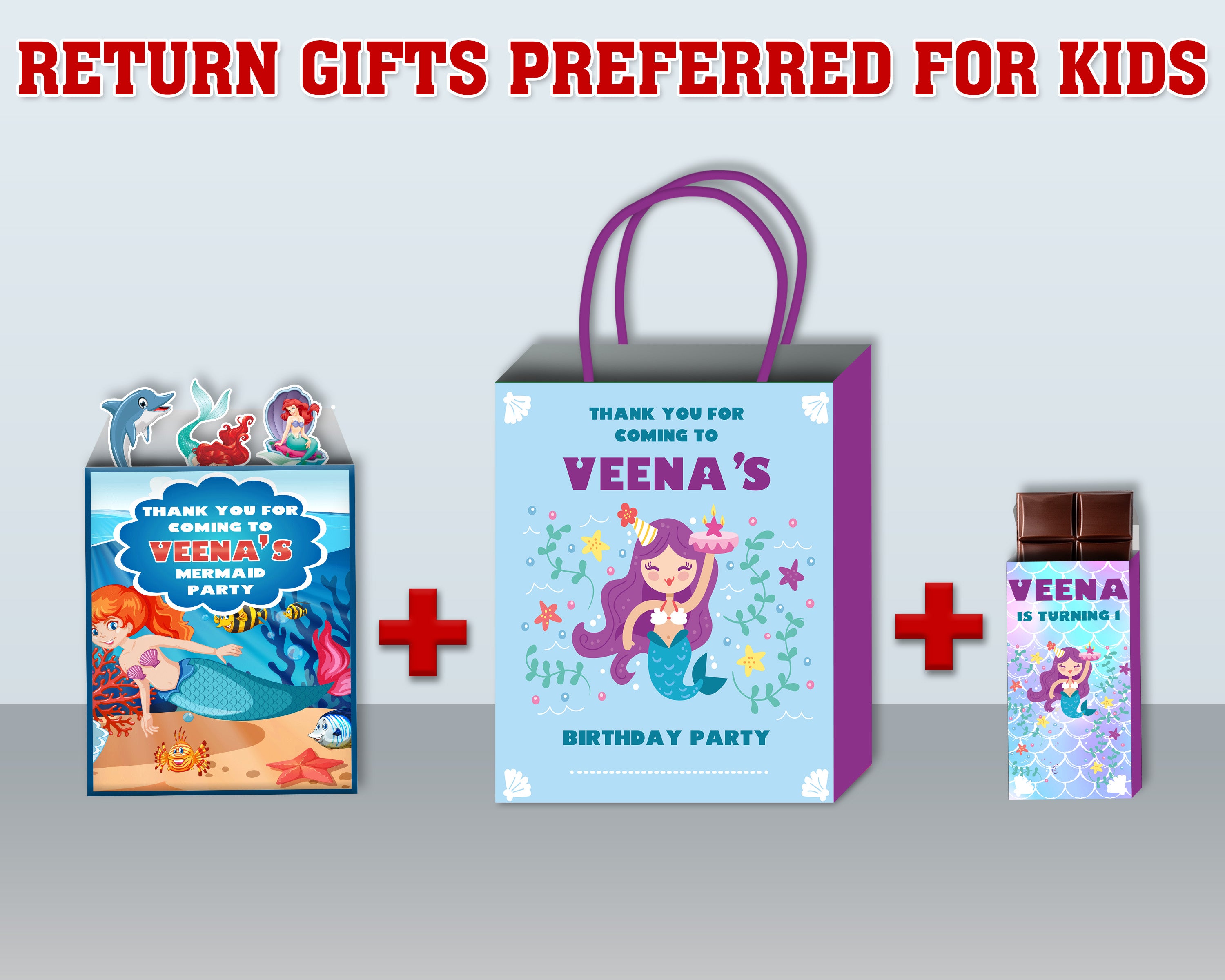 Mermaid Theme Return Gift Combo