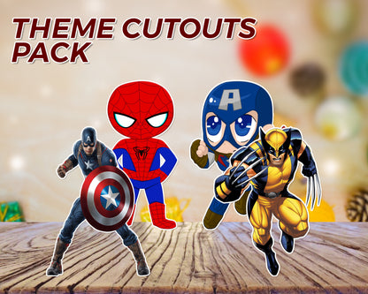 Avengers Theme Premium Cutout Combo