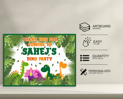 Dinosaur Theme Thank You Card