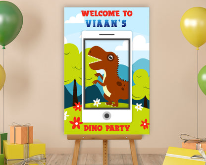 Dinosaur Theme Personalized Welcome Board