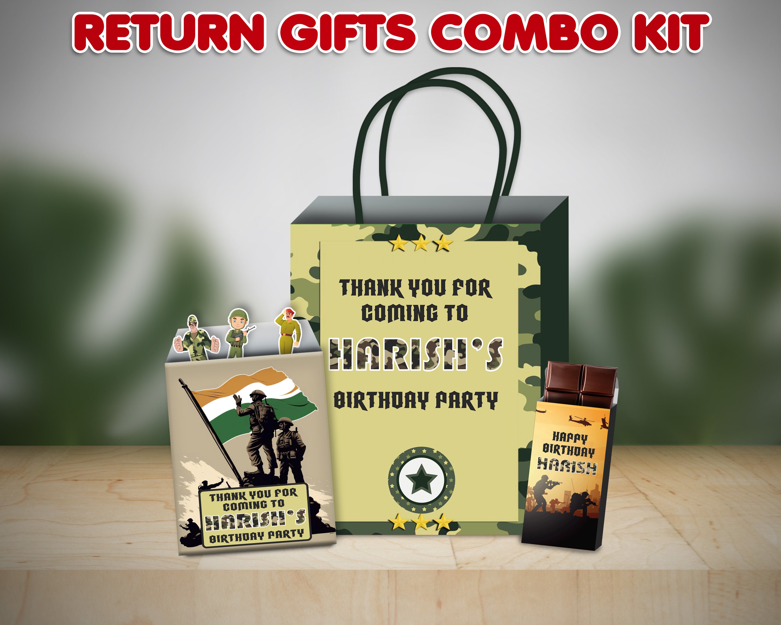 Military Theme Return Gift Combo