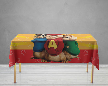 Alvin And Chipmunks Theme Cake Tablecover