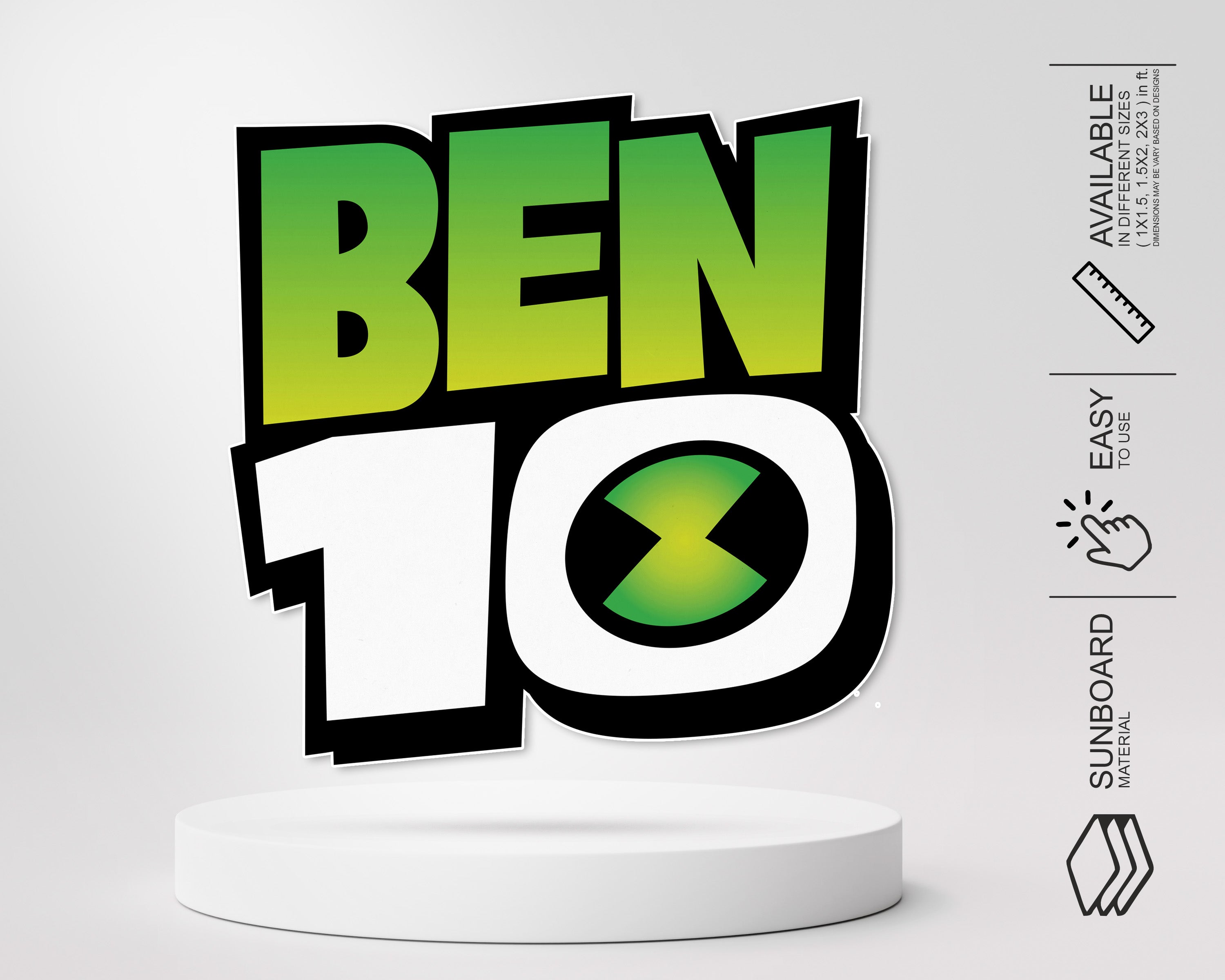 Ben 10 Theme Cutout BEN-33