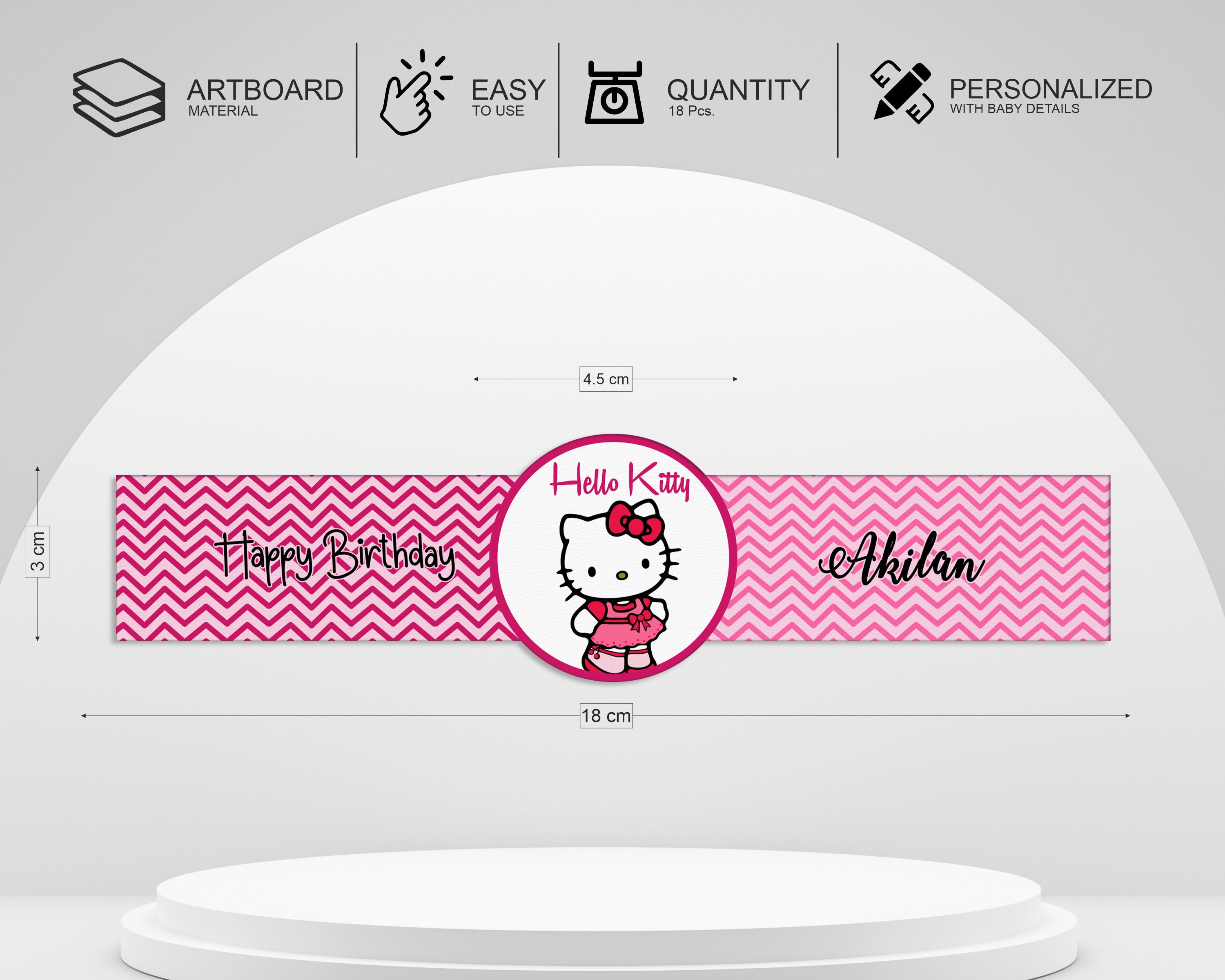 Hello Kitty Theme Hand Band