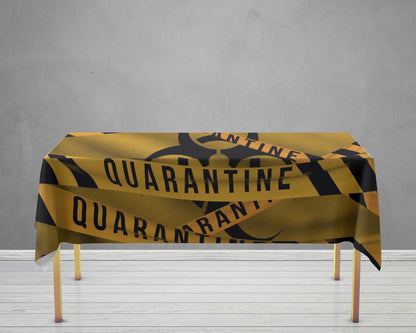 Quarantine Theme Cake Tablecover