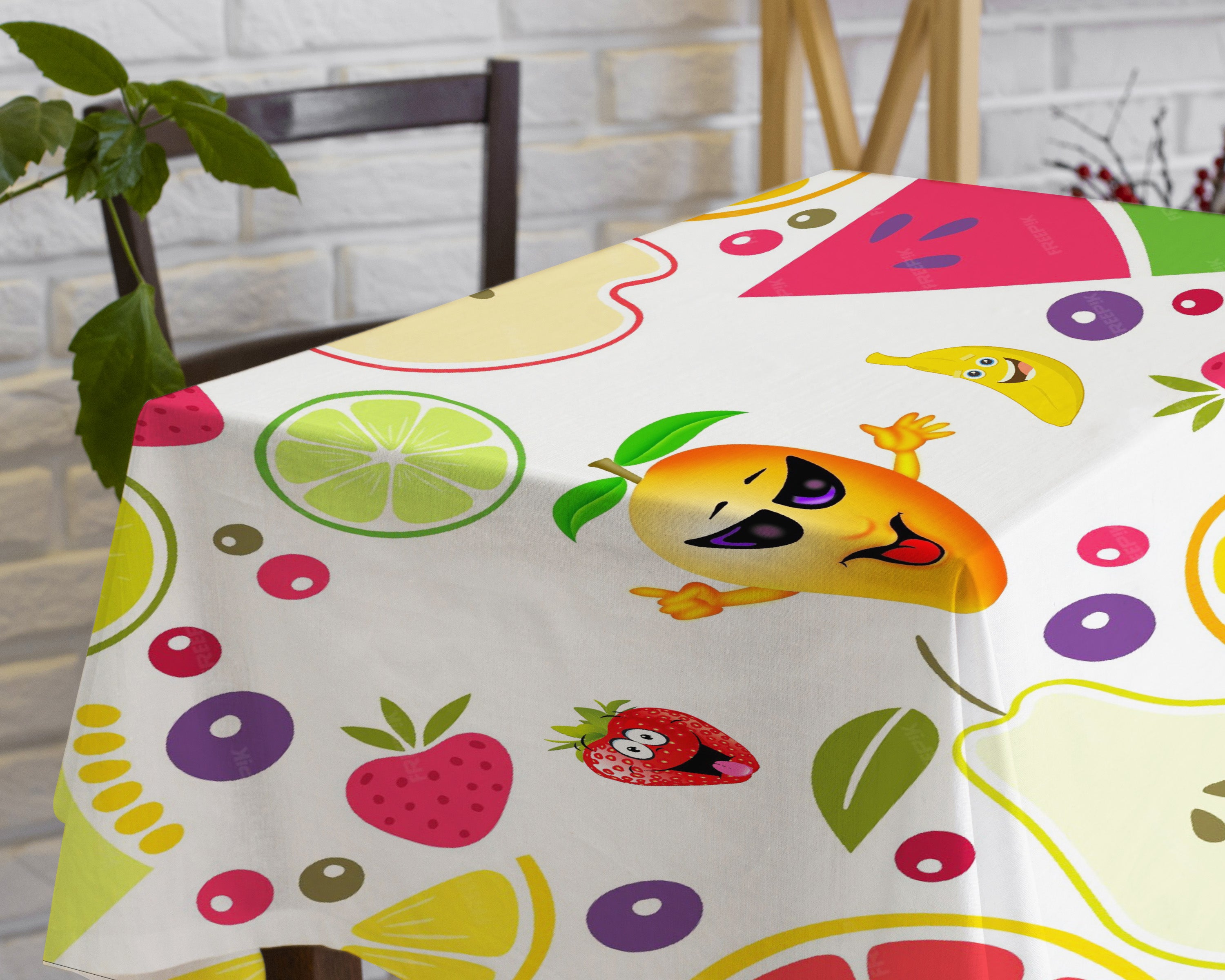 Fruits Theme Cake Tablecover