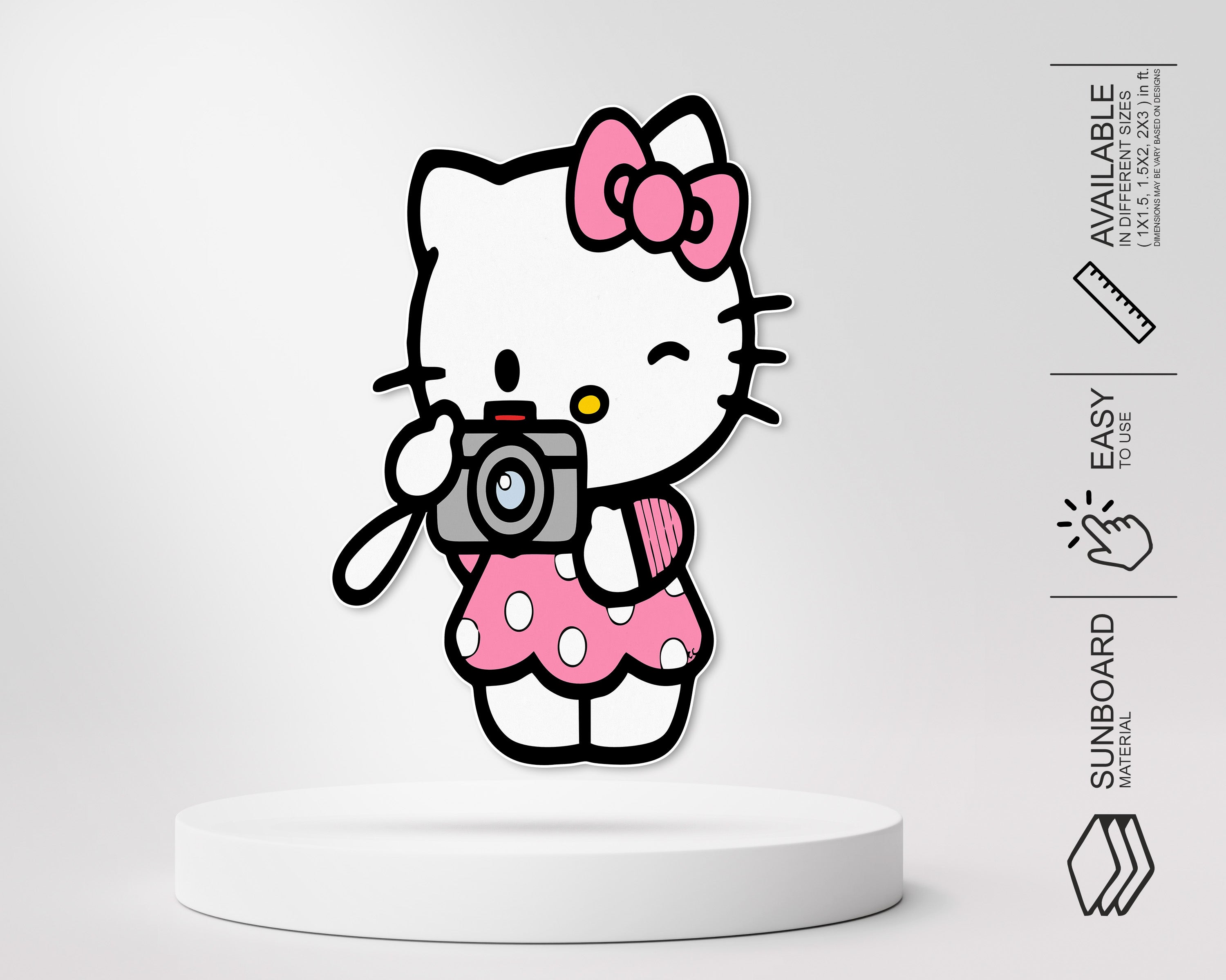 Hello Kitty Theme Cutout HKT-01