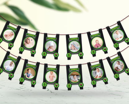 Ben 10 Theme 12 Months Photo Banner