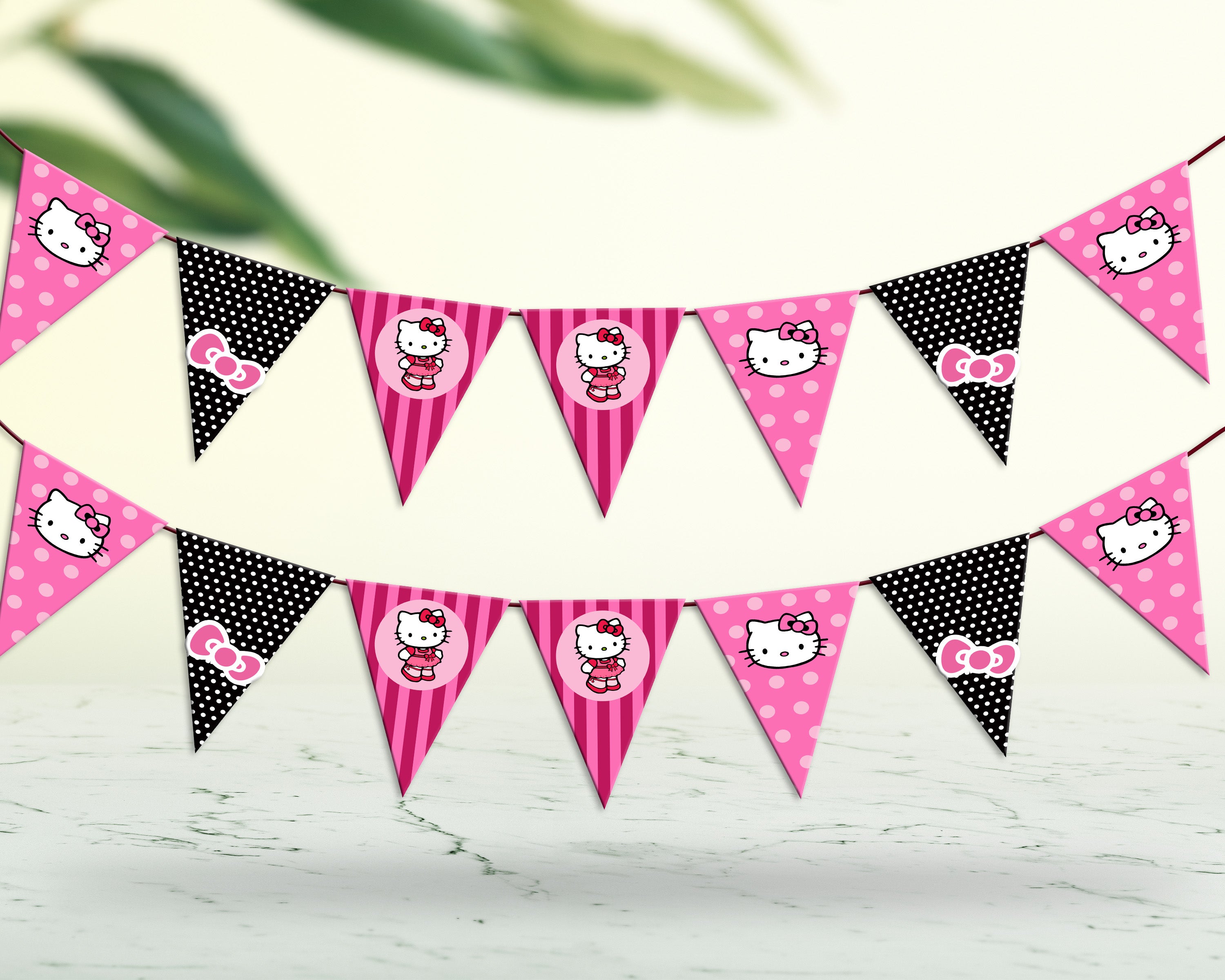 Hello Kitty Theme Flag Hanging