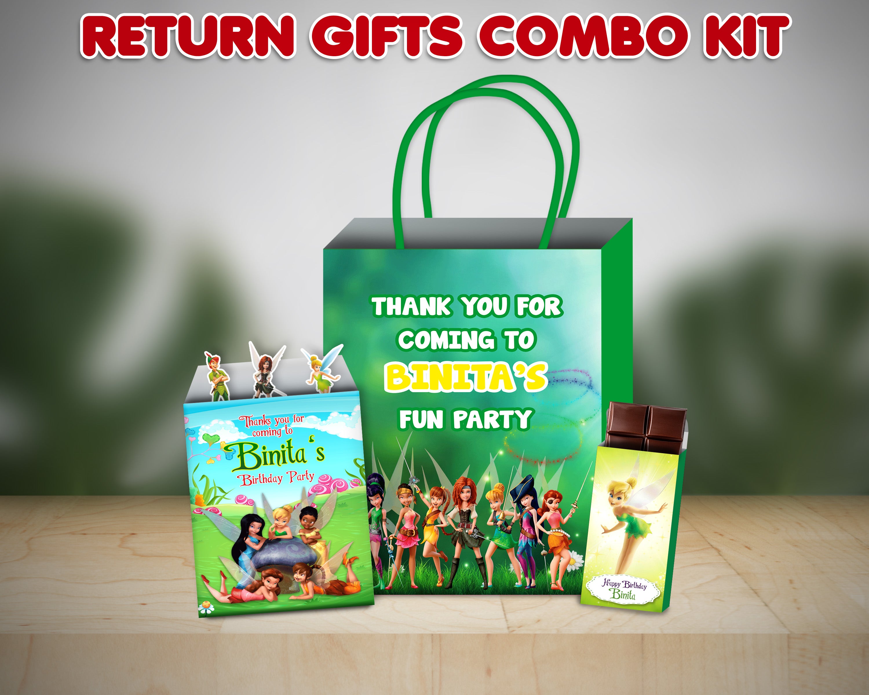 Tinkerbell Theme Return Gift Combo