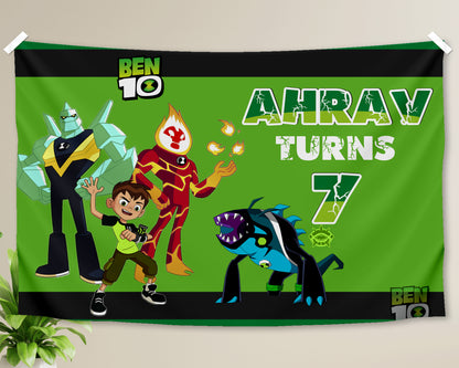 Ben 10 Theme Classic Backdrop