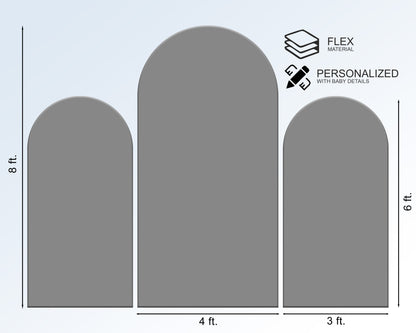 Number Blocks Theme Arch Backdrop