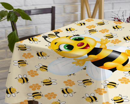 Bumble Bee Theme Cake Tablecover