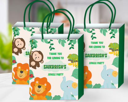 Jungle Theme Return Gift Bag