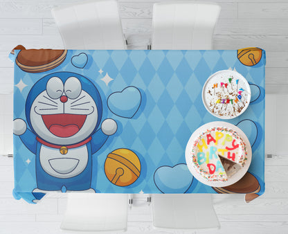 Doraemon Theme Cake Tablecover