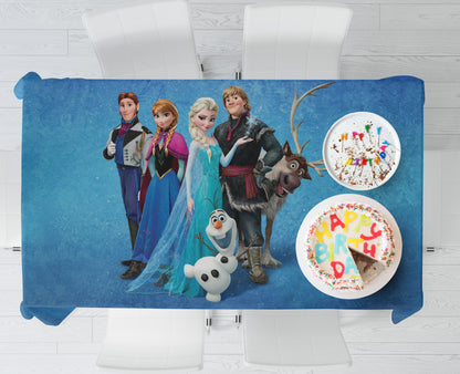 Frozen Theme Cake Tablecover