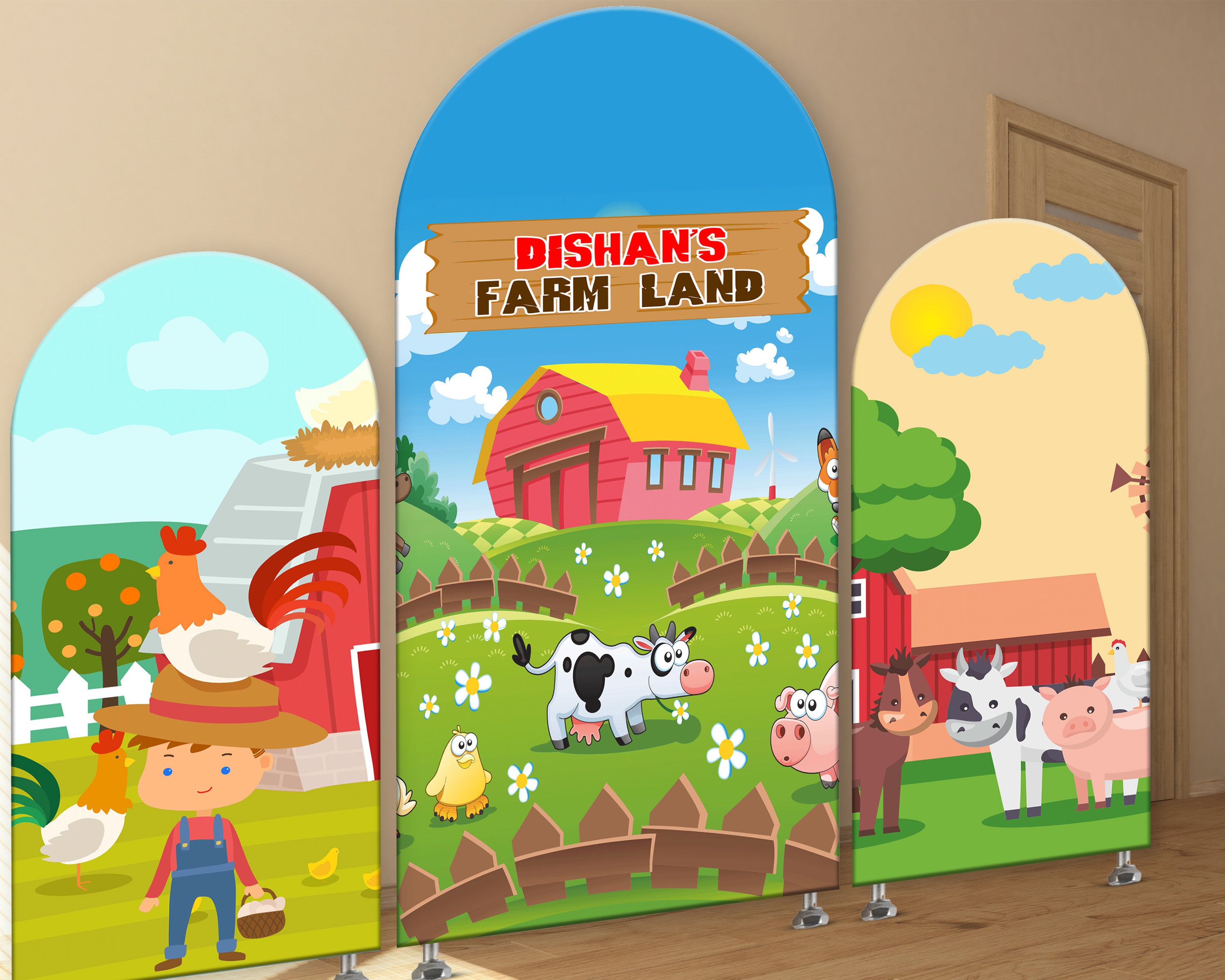 Farm Theme Arch Backdrop