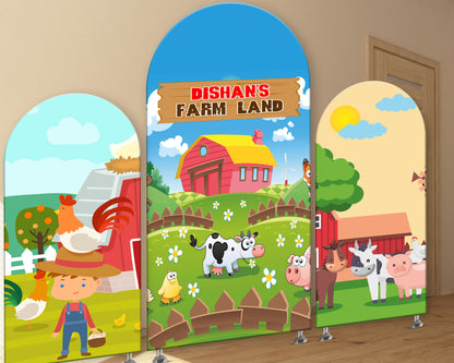 Farm Theme Arch Backdrop