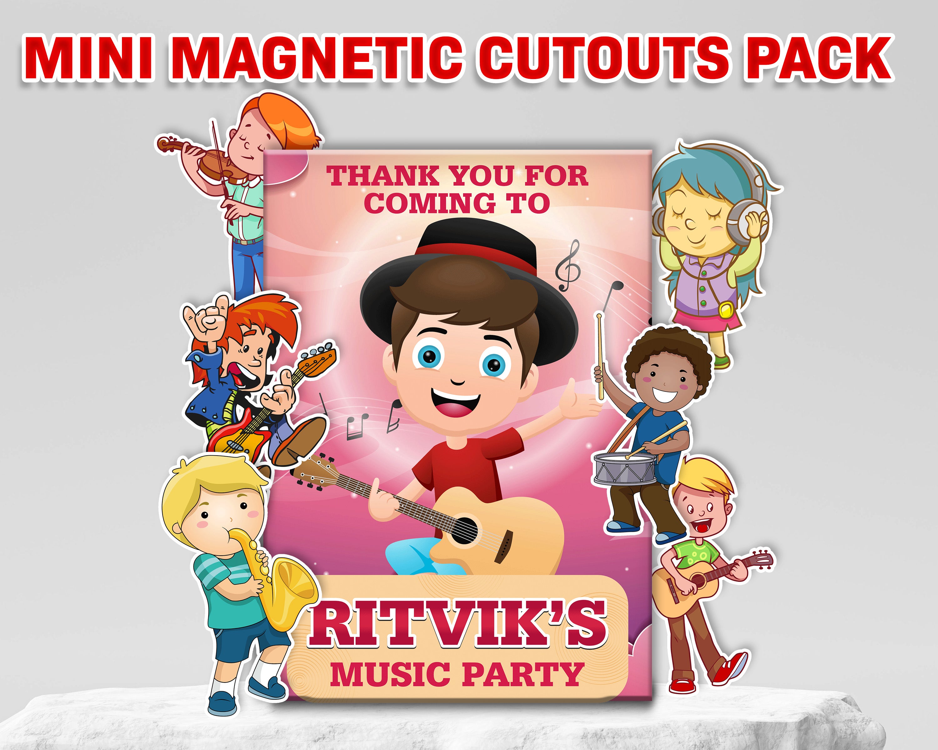 Music Theme Mini Magnetic Return Gift Pack