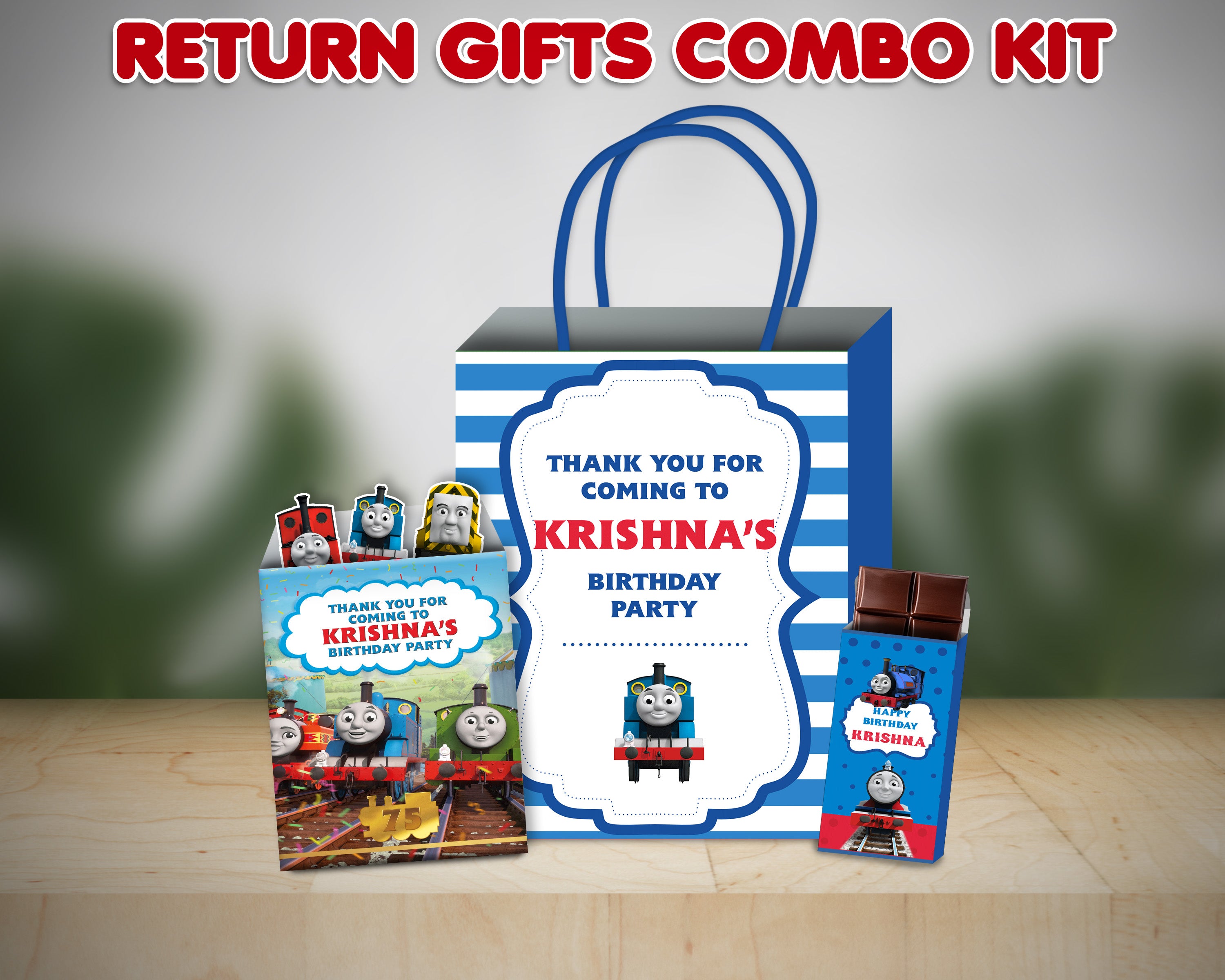 Thomas and Friends Theme Return Gift Combo