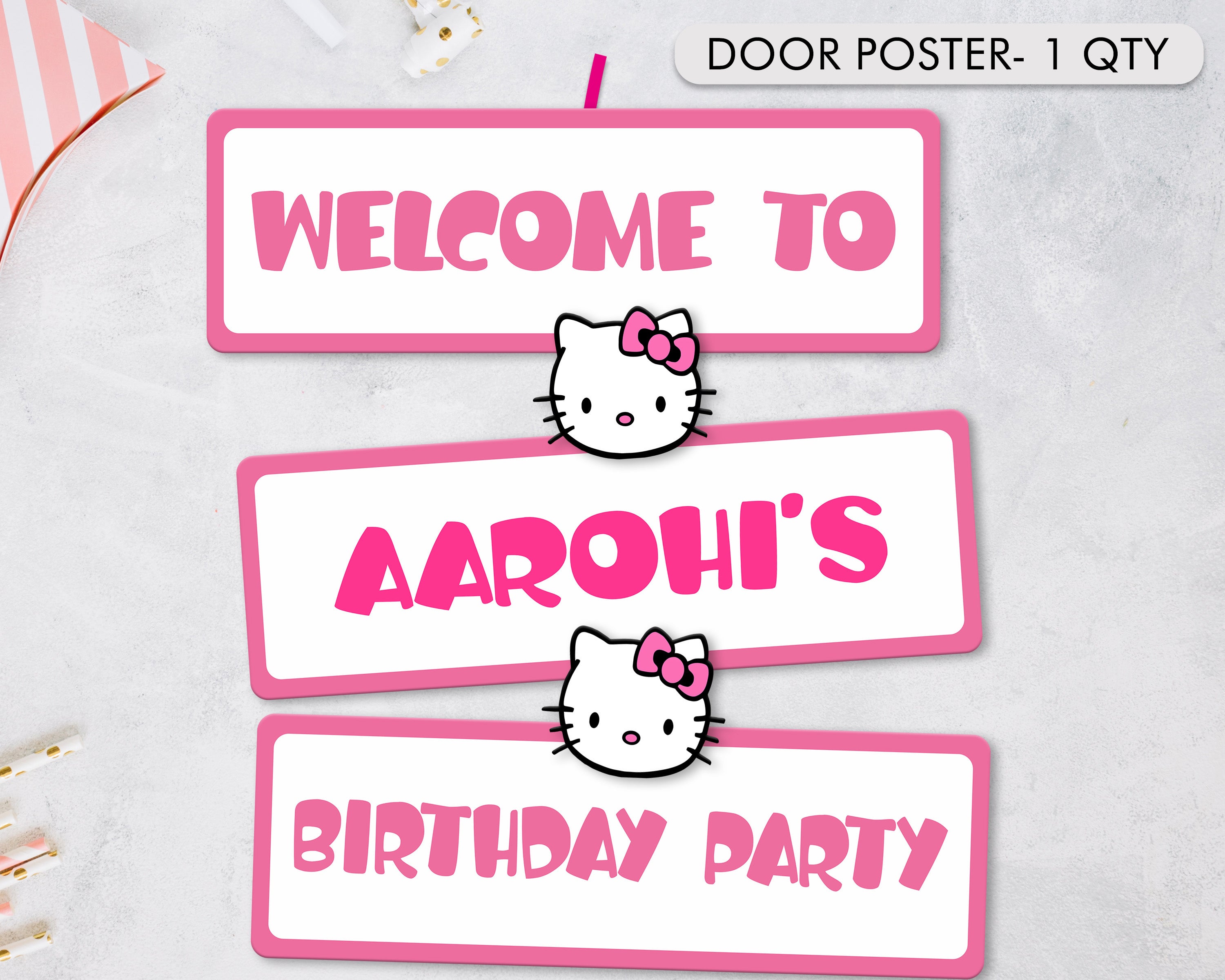 Hello Kitty Theme Exclusive Kit | Party Supplies India Online