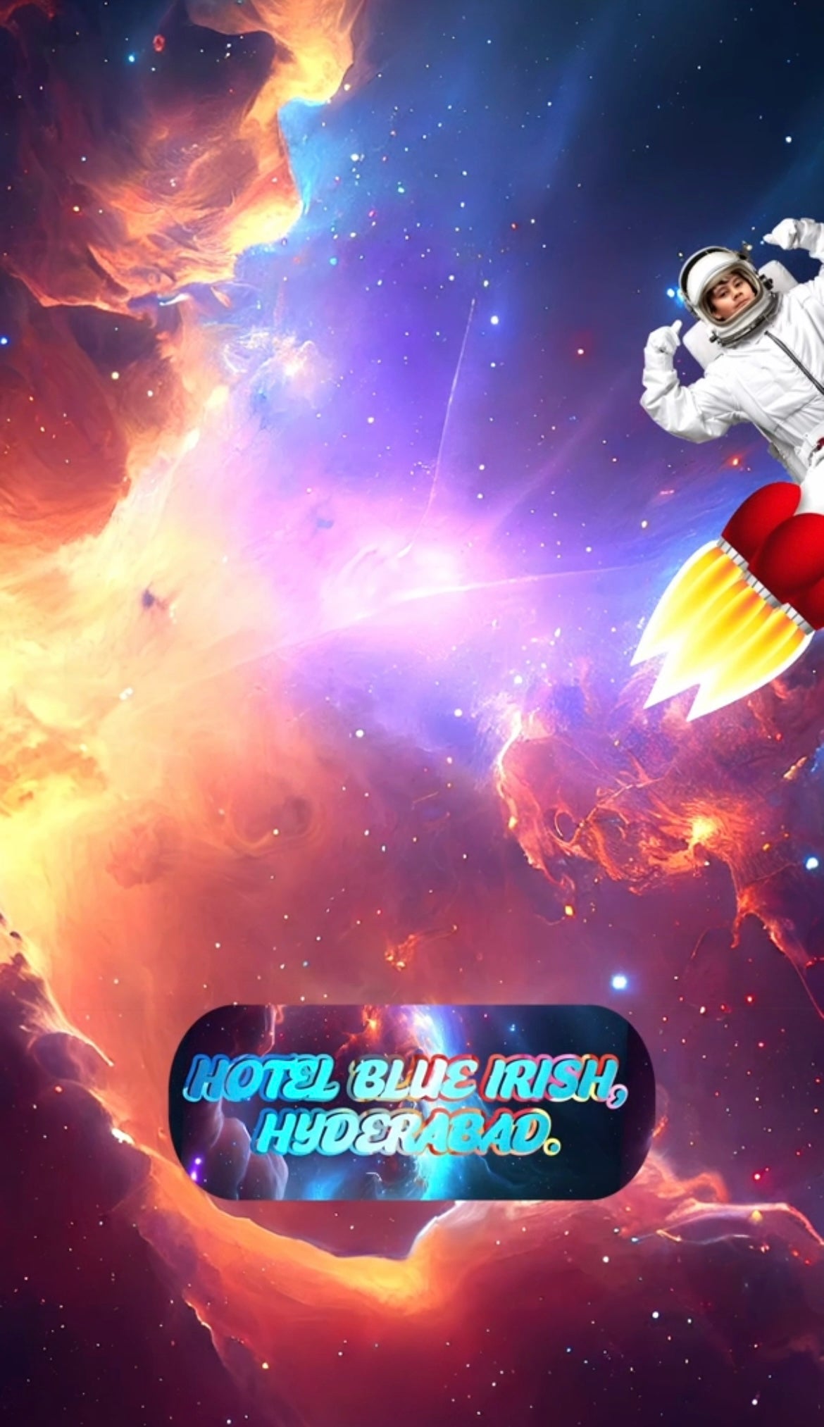 Space Theme E-Video Invite