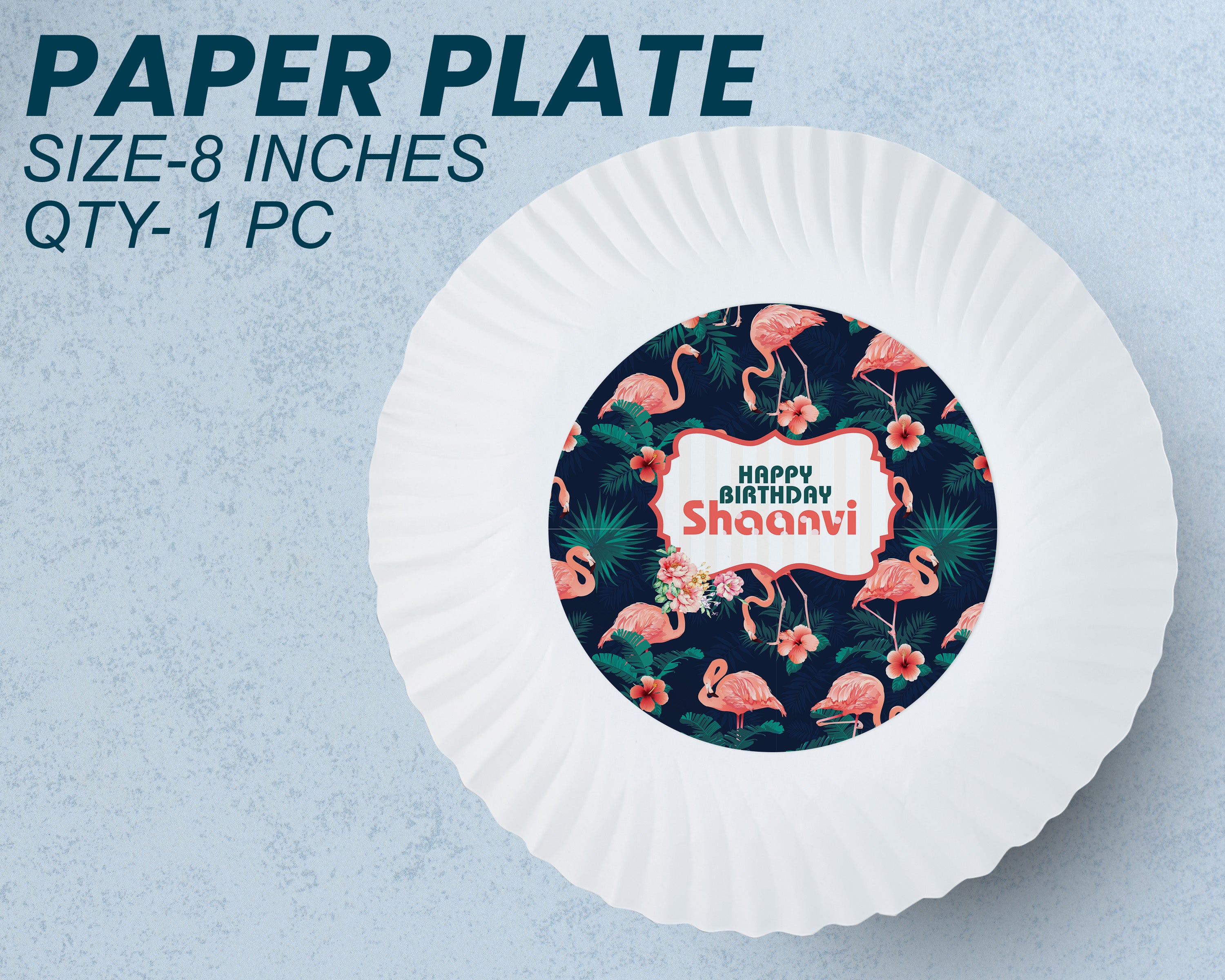 Flamingo Theme Party Cups and Plates Combo