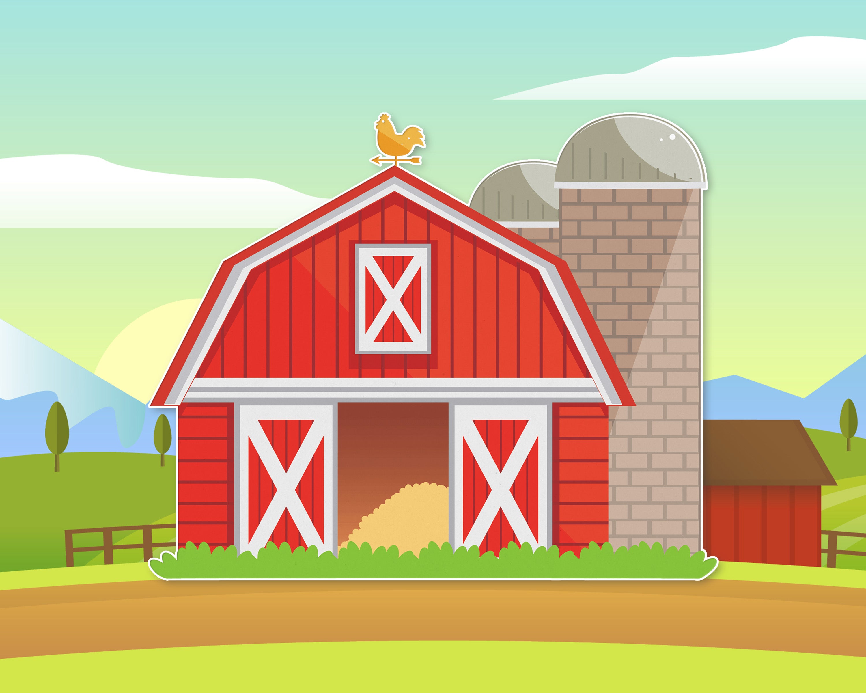 Farm Theme Cutout FRM-06