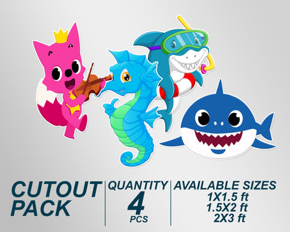 Shark Theme Premium Cutout Combo