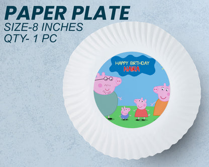 Peppa Pig Theme Party Cups and Plates Combo