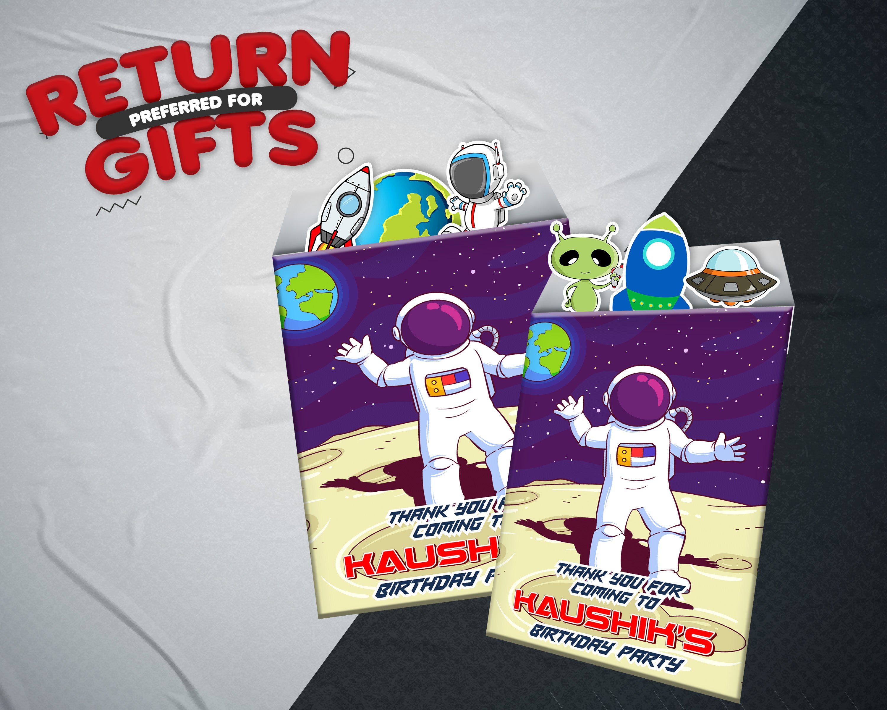 Space Theme Mini Magnetic Return Gift Pack