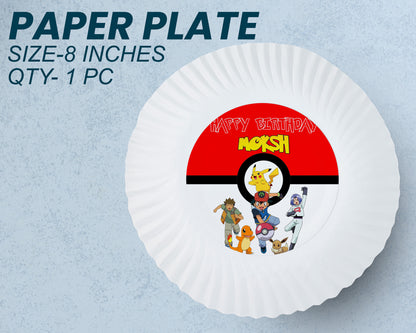 Pokemon Theme Party Cups and Plates Combo