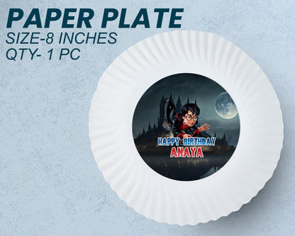 Harry Potter Theme Party Cups and Plates Combo