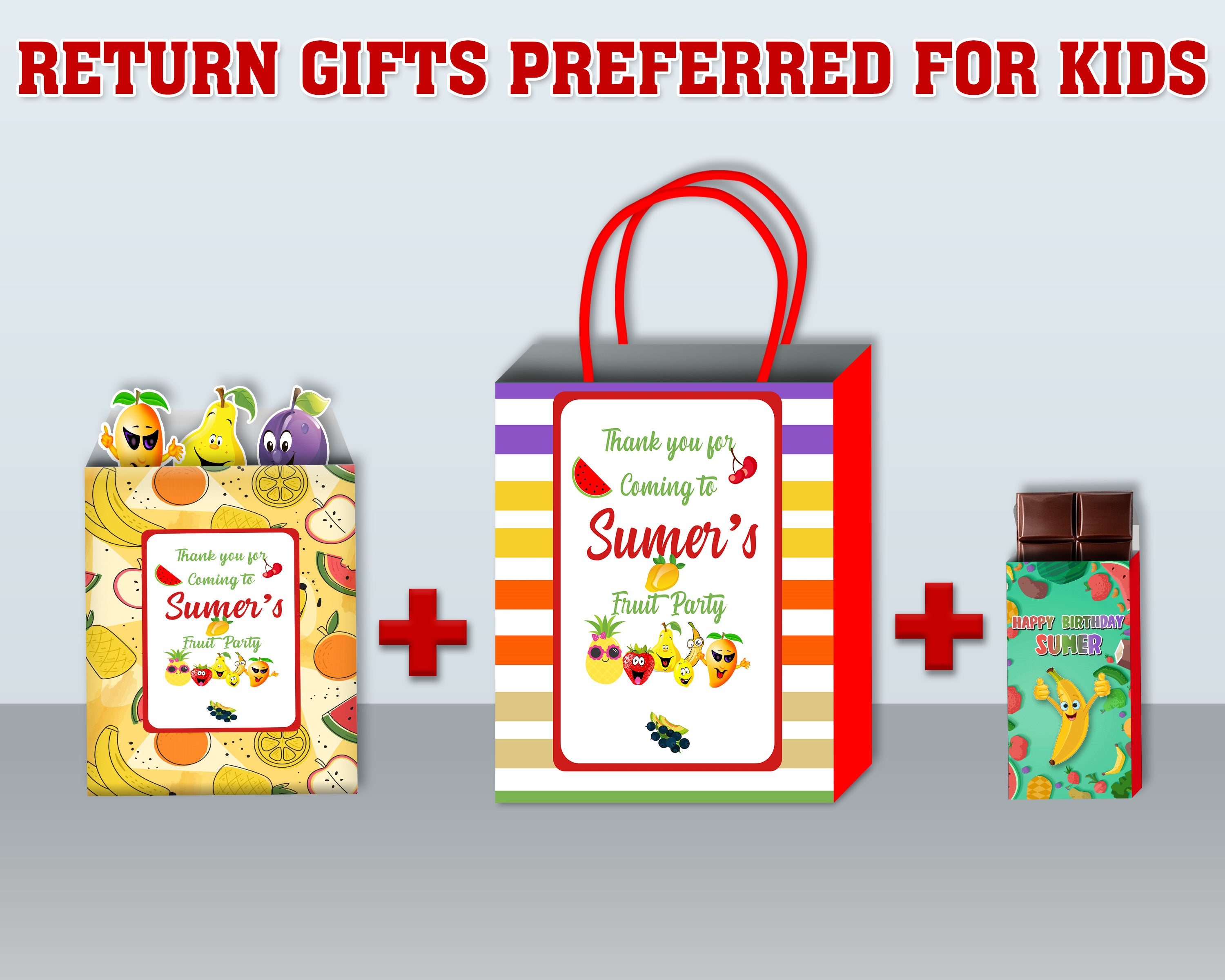 Fruits Theme Return Gift Combo