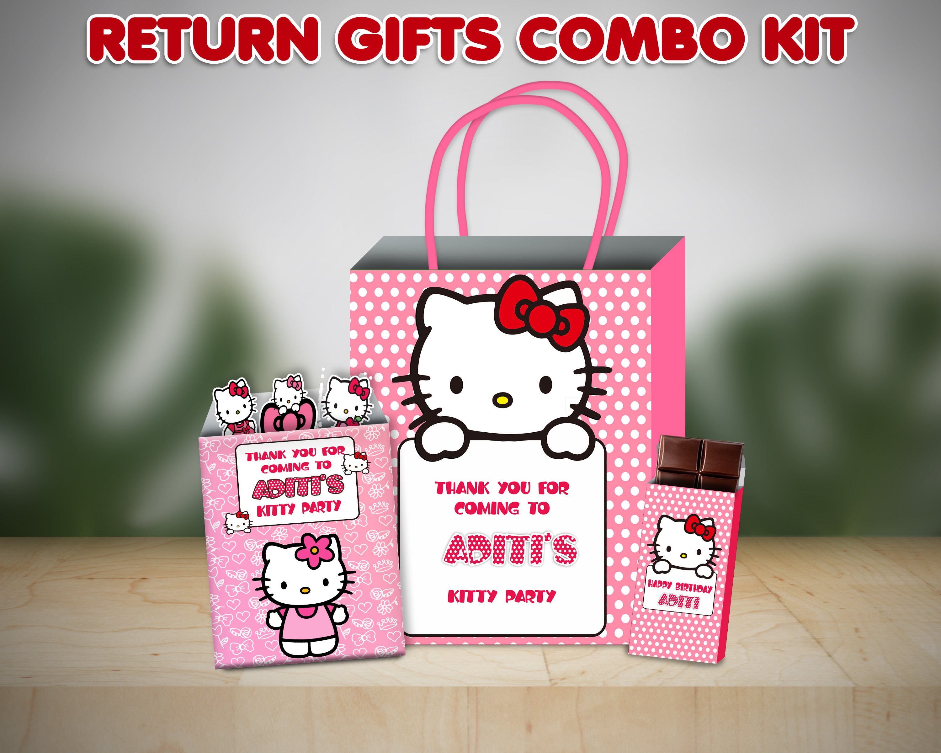 Hello Kitty Party Decorations Bags | Hello Kitty Birthday Party Favors -  10pcs 16.5 - Aliexpress