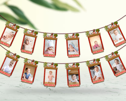 Farm Theme 12 Months Photo Banner