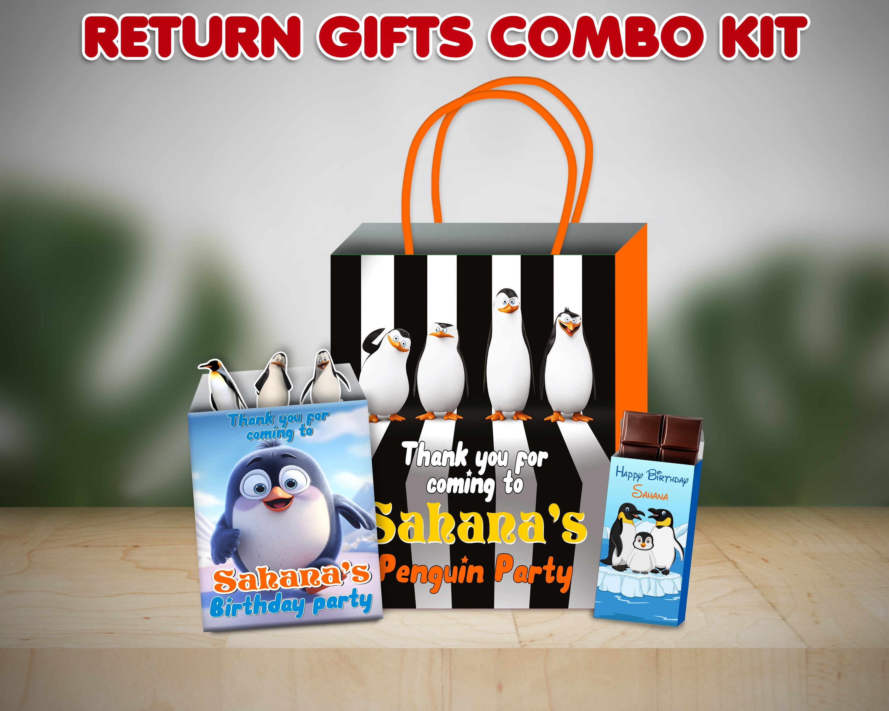 Penguin Theme Return Gift Combo