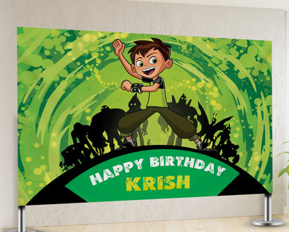 Ben 10 Theme Customized Backdrop