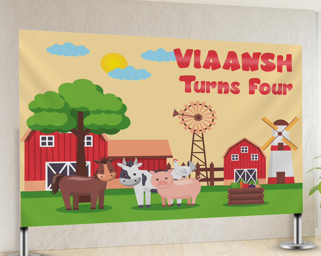 Farm Theme Backdrop