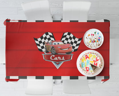 Car Theme Cake Tablecover