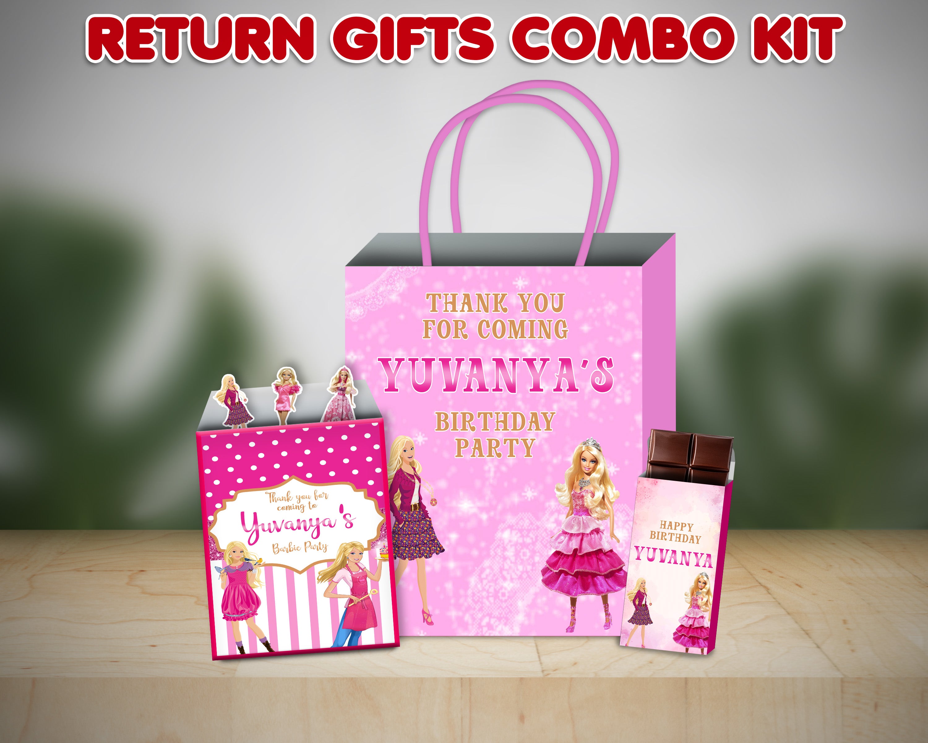 Barbie Theme Return Gift Combo